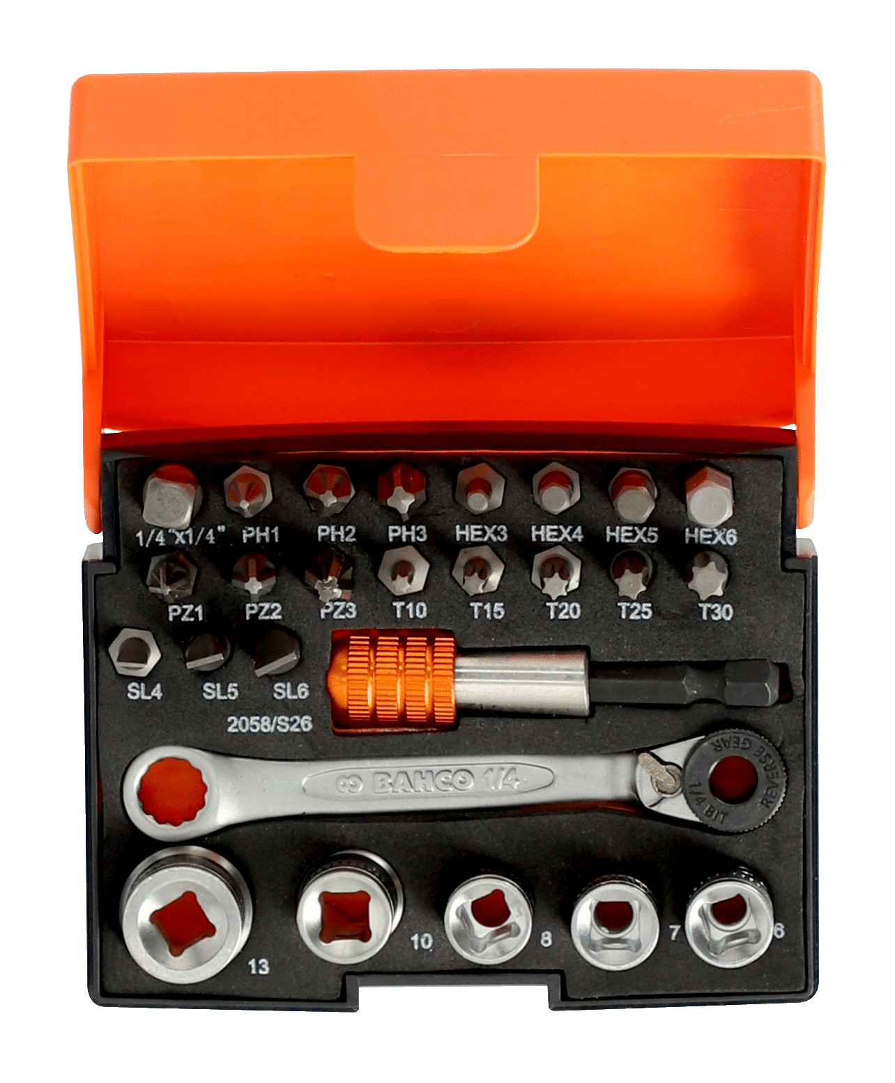 Bahco 2058/S26 Lokma ve Bits Seti Mini - 2058/S26