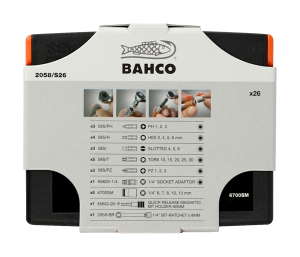 Bahco 2058/S26 Lokma ve Bits Seti Mini - 2058/S26