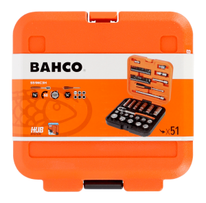 Bahco S51MC3H Lokma Takımı 1/4''-3/8'' 51 Parça - S51MC3H