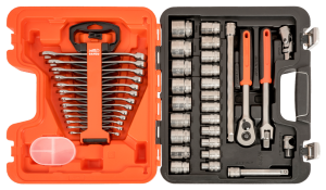 Bahco S400 Lokma Takımı 1/2'' + Kombine Anahtar Takımı 40 Parça - S400