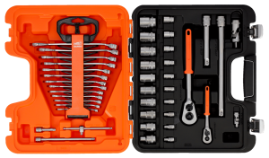 Bahco S410 Lokma Takımı 1/2''-1/4'' 41 Parça - S410