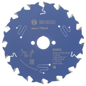 Bosch - Expert Serisi Ahşap için Daire Testere Bıçağı 130*20 mm 16 Diş