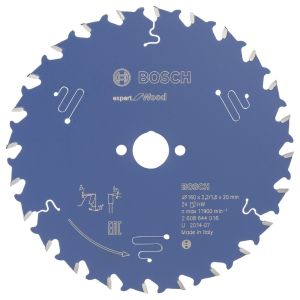Bosch - Expert Serisi Ahşap için Daire Testere Bıçağı 160*20 mm 24 Diş