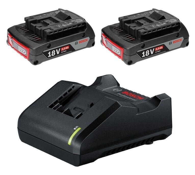 Bosch Başlangıç Seti 18V 2X2Ah Akü + GAL 18V-20 - 1600A01BA5
