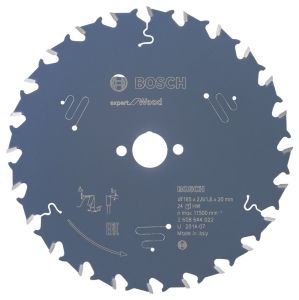 Bosch - Expert Serisi Ahşap için Daire Testere Bıçağı 165*20 mm 24 Diş
