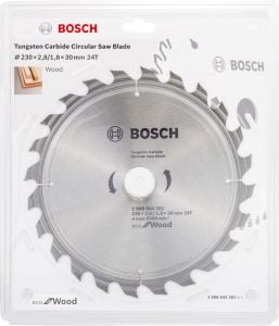 Bosch - Optiline Eco Serisi Ahşap için Daire Testere Bıçağı 230*30 24 Diş - 2608644381