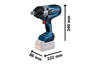 Bosch GDS 18V-1050 H (2X5Ah) Akülü Darbeli Somun Sıkma Makinesi - 06019J8522