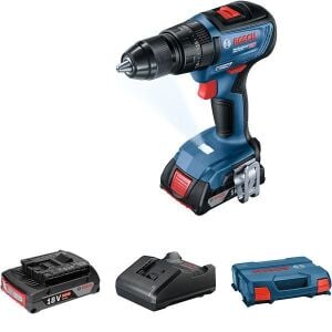 Bosch Professional GSB 18V-50 Akülü Darbeli Vidalama Makinesi (3x2.0Ah; L-Case) - 06019H5121