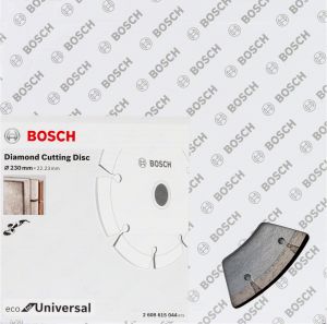 Bosch - Ekonomik Seri 9+1 Genel Yapı Malzemeleri İçin Elmas Kesme Diski 230 mm - 2608615044