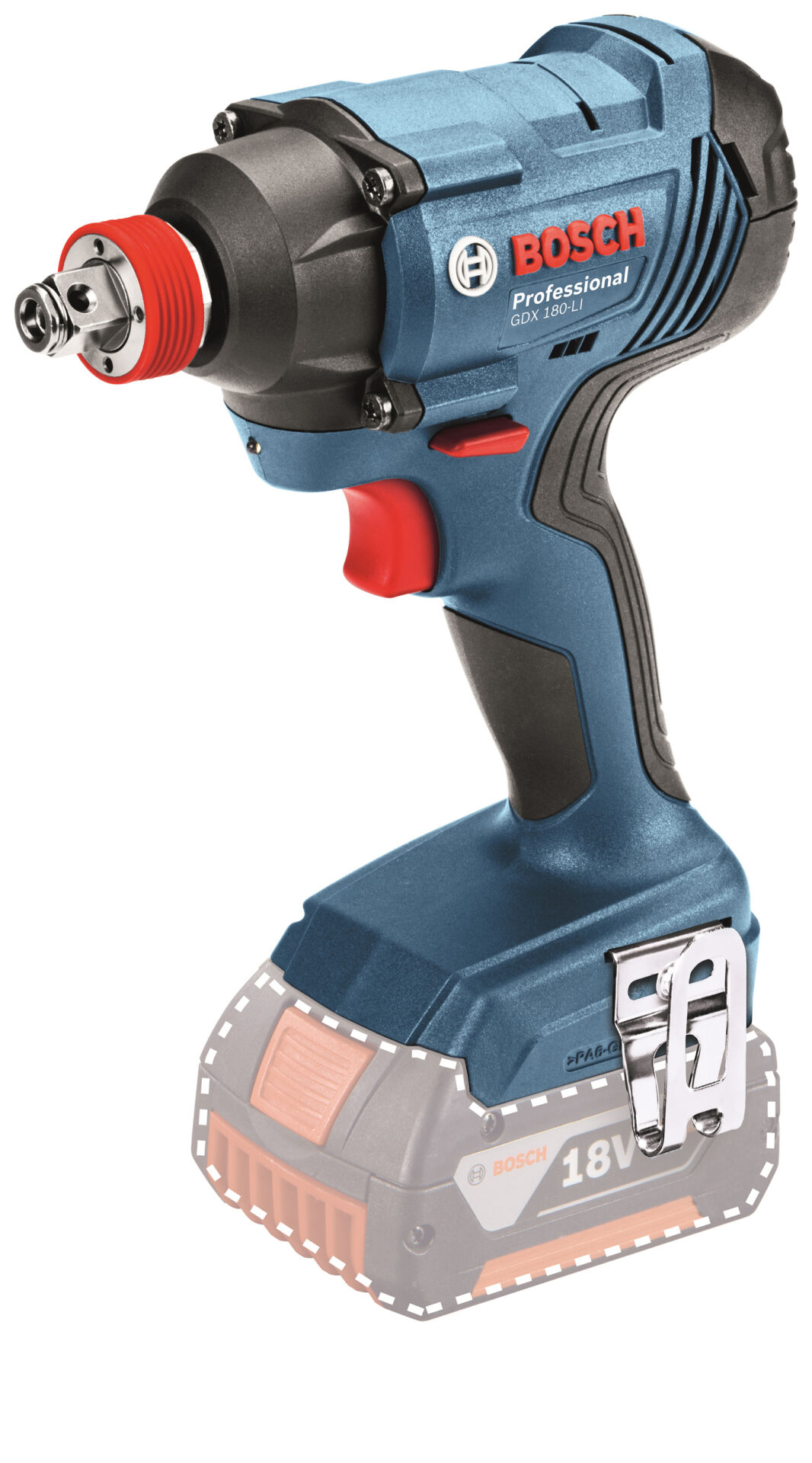 Bosch GDX 180 LI (SOLO) Akülü Darbeli Somun Sıkma Makinesi - 06019G5226