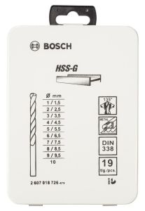 Bosch - HSS-G Metal Matkap Ucu Seti 19 Parça - 2607018726