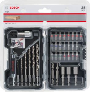 Bosch - Profesyonel 35 Parça Ahşap için Delme ve Vidalama Seti - 2607017327