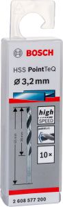 Bosch - HSS-PointeQ Metal Matkap Ucu 3,2 mm 10'lu