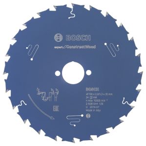 Bosch - Expert Serisi İnşaat Ahşabı için Daire Testere Bıçağı 190*30 mm 24 Diş