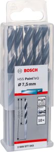 Bosch - HSS-PointeQ Metal Matkap Ucu 7,5 mm 10'lu - 2608577243