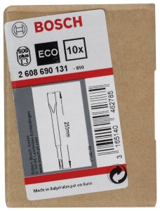 Bosch - SDS-Plus Şaftlı Yassı Keski 250*20 mm 10'lu - 2608690131