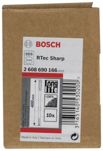 Bosch - Rtec Serisi, SDS-Max Şaftlı Yassı Keski 400*25 mm 10'lu - 2608690166