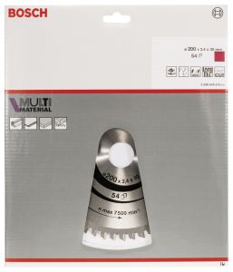 Bosch - Standard for Serisi Çoklu Malzeme için Daire Testere Bıçağı 200*30 mm 54 Diş