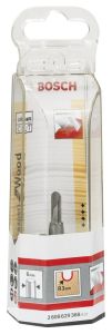 Bosch - Expert Serisi Ahşap İçin Çift Bıçaklı, Tam Sert Metal Boşluk Frezesi 8*6*50,8 mm